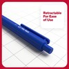 TRU RED Retractable Gel Pens - Quick Dry, Smudge-Free Writing,