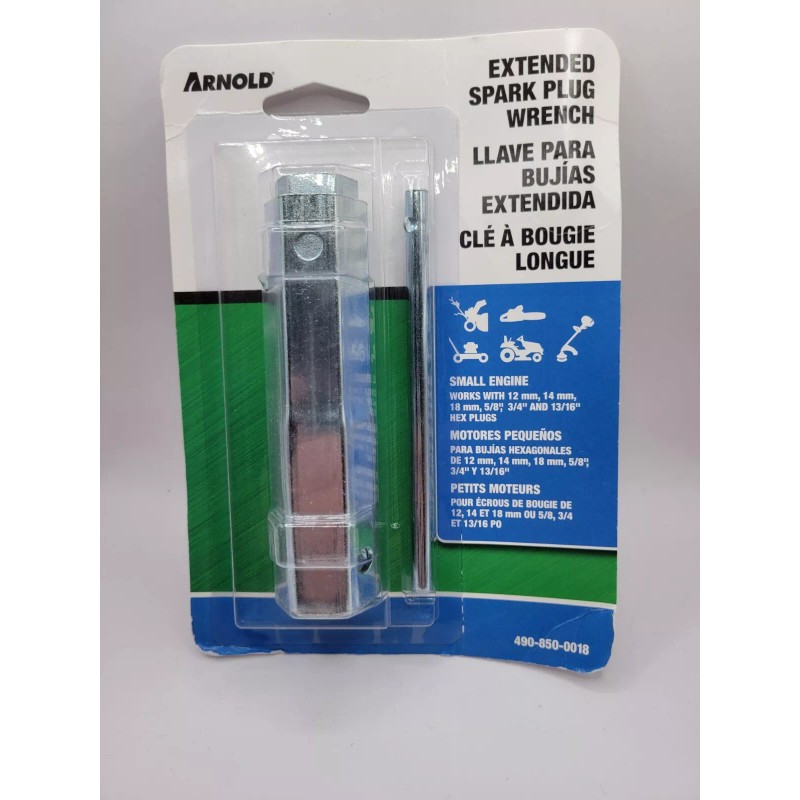 ARNOLD Extended Spark Plug Wrench Small Engine 490-850-0018 NEW never