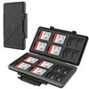 Kiorafoto 36 Slots Memory Card Case Holder Water-Resistant Keeper Wallet