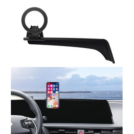 MaserWeller Car Phone Holder for 2021-2024 Kia EV6 Accessories 12.3-Inch Screen Fixed Clip, 360° Rotation Phone Mount Compatible with MagSafe, Cell Phone Holder Does Not Affect Air Vent