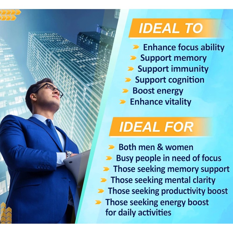 VEGATOT 10 in 1 High Strength Mushroom Supplement - Lions