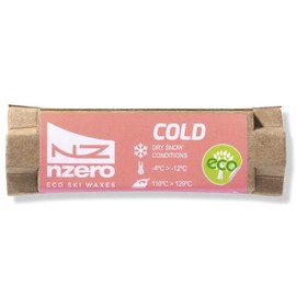 NZEROWAX - Eco Wax Block, 50g | Organic Vegetable Wax for Skiing, Snowboarding | Cold Snow conditions