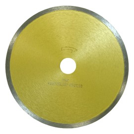 Diamond Tile Saw Blade 10" Diamond Wet Saw Blade Pro Use High Diamond Concentration Continous Rim Sturdy Construction for Cutting Porcelain Tile Ceramic Tile and Glass Tile Blade