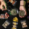 50pack Herbs for Witchcraft, Dried Herbs and Flowers Kit for