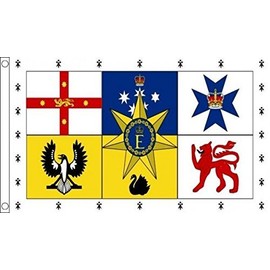Australia Royal Standard 5'x3' (150cm x 90cm) Flag