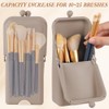 Makeup Brush Holder Travel, Compact Lightweight Accessory for Travel and