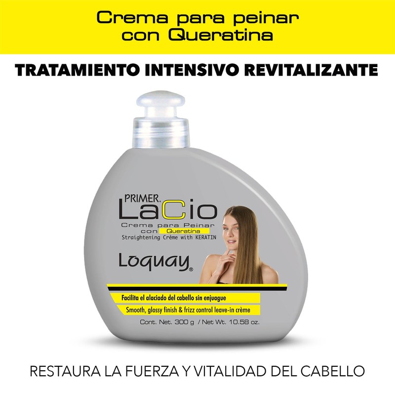 CREMA PARA PEINAR PRIME LACIO QUERATINA/STRAIGHTENING CRÉME KERATINE"