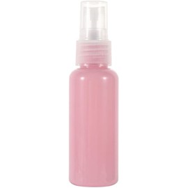 Zhhuoc 1 x 50 ml rosa nachfüllbare Flaschen, Bonbonfarben, leere Flaschen, Mini-Parfümflasche, Shampoo-Kosmetikbehälter, feiner Nebel, Sprühflasche, Kunststoffflasche, nachfüllbare