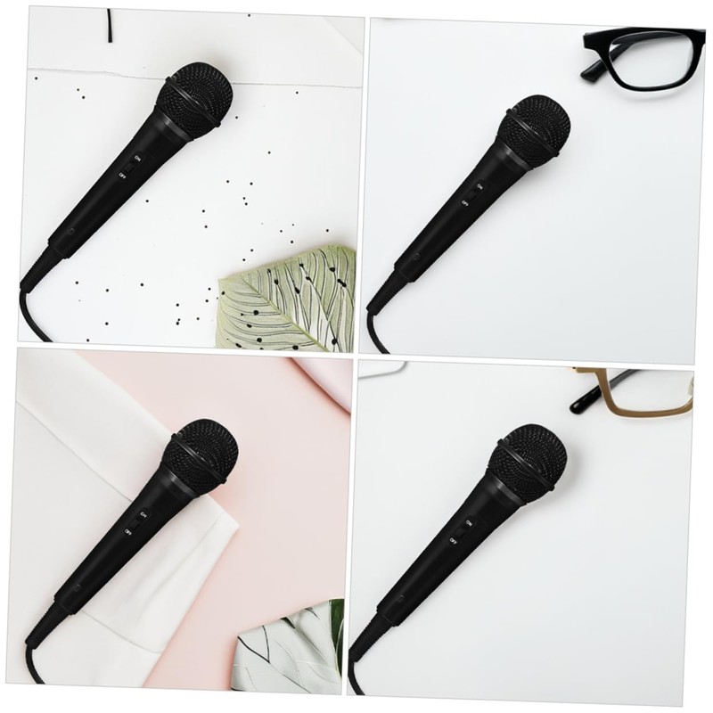 Gatuida 2pcs Wired Dynamic Microphone for Singing Karaoke and Live