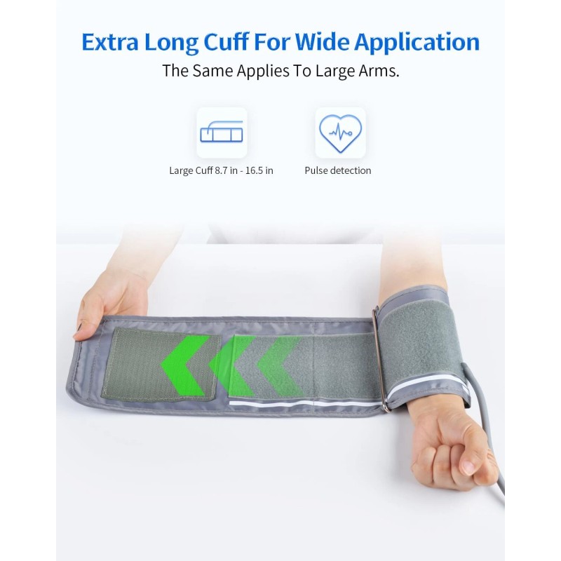 AILE Large Accurate Blood Pressure Monitor With Memory Function And