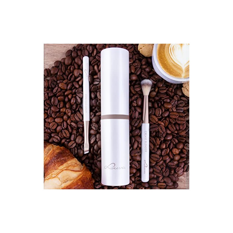 Brush Set Make-Up Luvia, Travel Set Macchiato, 5 Cosmetic Brushes