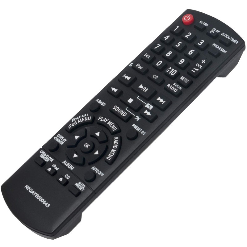 ALLIMITY N2QAYB 000643 Remote Control Replacement for Panasonic Compact Stereo