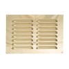 TIMCO Timloc - Brass 9x6 - Metal Internal Louvre Grille