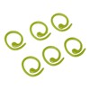 50PCS Metal Stitch Markers Spiral Markers Multifunctional Crochet Locking Hooks