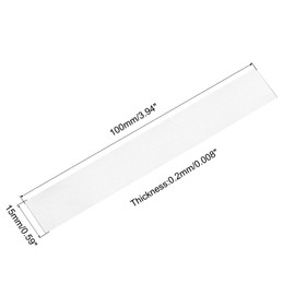 MECCANIXITY Pure Nickel Strip 0.2mm x 15mm x 100mm Battery Soldering Tab Nickel Solder Tab for Battery Pack and Spot Welding 80 Pcs