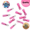 Yosawa 100 Pieces Fully Insulated Heat Shrink Spade Connectors Quick