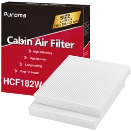 Puroma Cabin Air Filter Replacement for CP182, CF11182, Honda Civic, Clarity, CR-V, CR-Z, HR-V, Fit, Insight, Odyssey, Acura MDX, RDX, TLX, INTEGRA