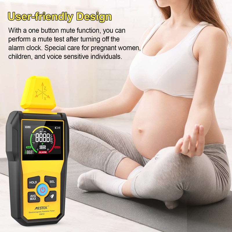 EMF Meters MESTEK Dosimeter Electromagnetic Radiation Detector for Measuring Radioactivity