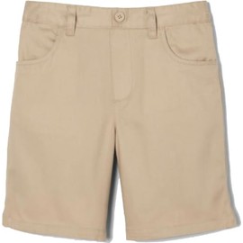 French Toast Little Girls Pull-On Short, Khaki, 5