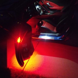 Corvette Door Handle/Under Door Puddle LED Lighting Kit : C7 Stingray, Z51, Z06 (Green Super Bright)