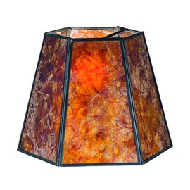 B&P Lamp Mica Hexagon Shade