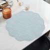 BALAPET Quilted Placemats Set of 6, 100% Cotton 14" Table