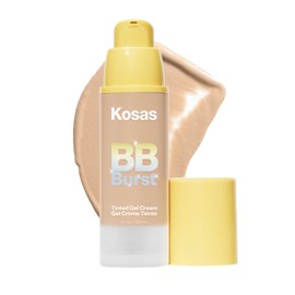 Kosas BB Burst Tinted Face Gel Cream - Supports Healthy Collagen, Smoothes Skin, Hydrates & Moisturizes - Lightweight Buildable Coverage - Medium Neutral 23, (1 Oz/30 ML)