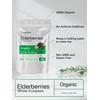 Horbäach Elderberries Dried Organic | 1 lb Bulk Bag |