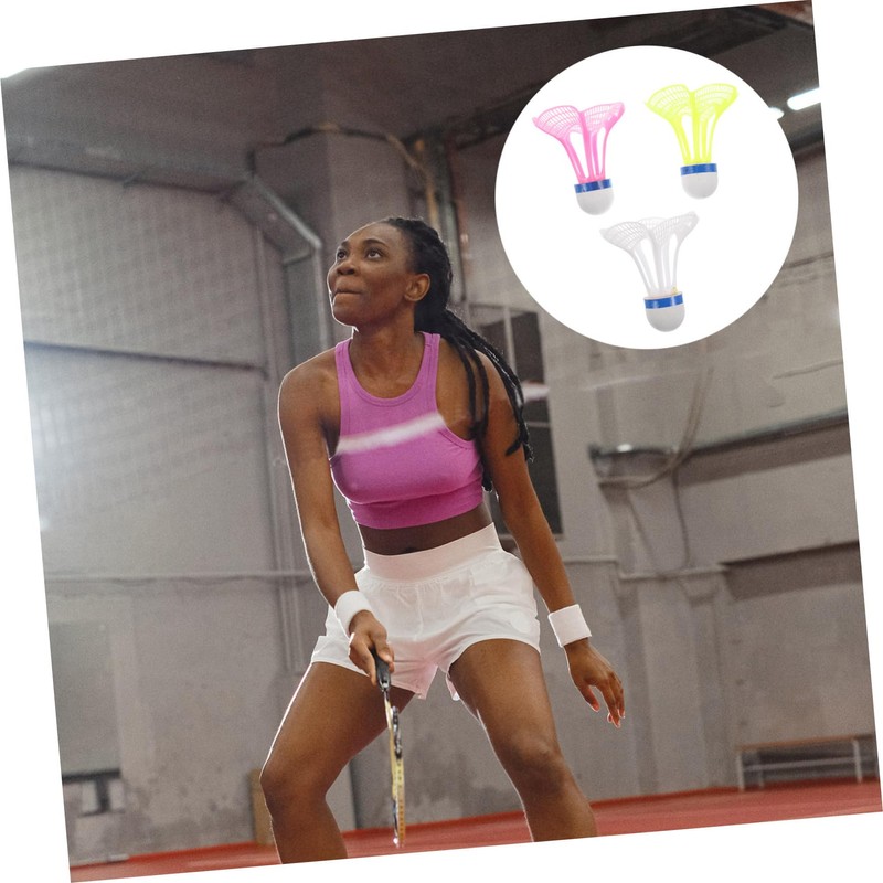 BESPORTBLE Set of 6 Wind Resistant Badminton Shuttlecocks Badminton Balls