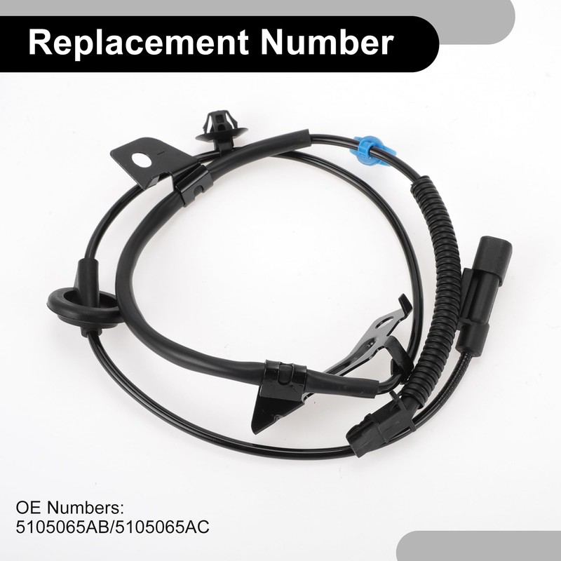 Partuto ABS Wheel Speed Sensor Kit No.5105065AB/5105065AC Rear Left ABS