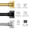 UIOSANRT Stainless Silver Shower Curtain Rod 31-79 Inches Non-Slip Shower
