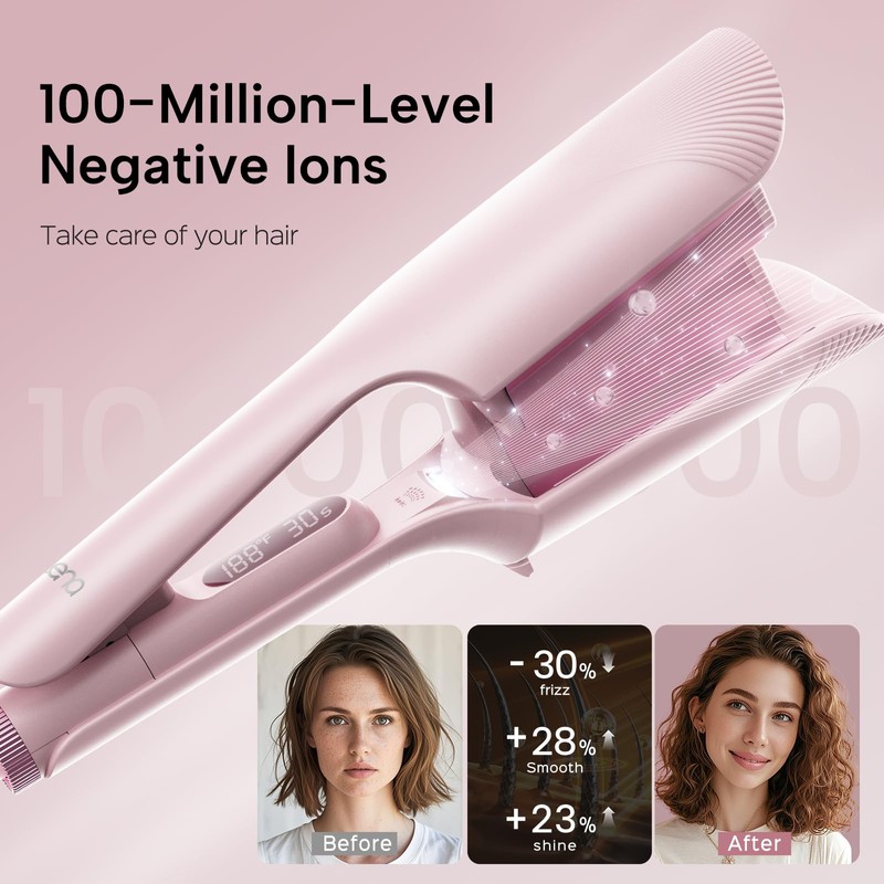 Crimper Waver Tool LENA S17S for Short to Medium Hair,