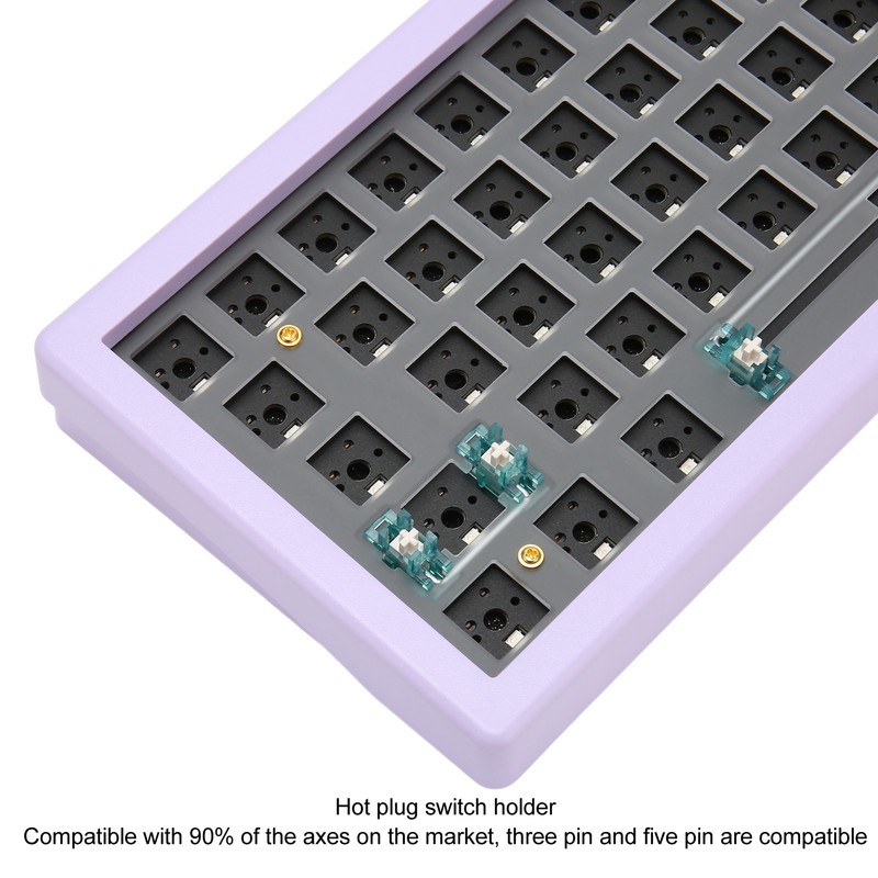 67 Keys DIY Mechanical Keyboard Kit with RGB Knob Wireless
