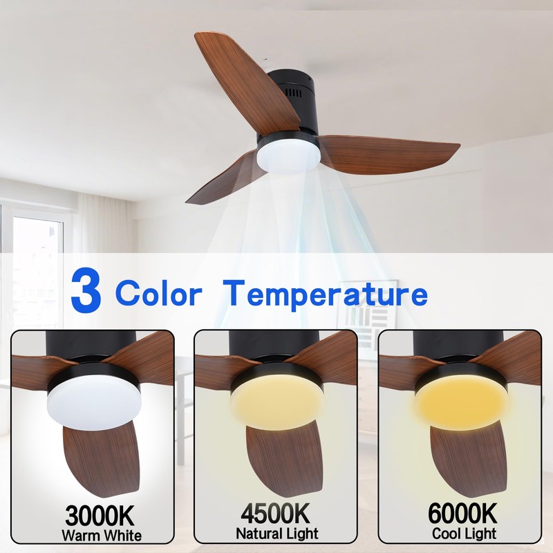 Xcity 40 Inch Ceiling Fan with LED Light, Remote and