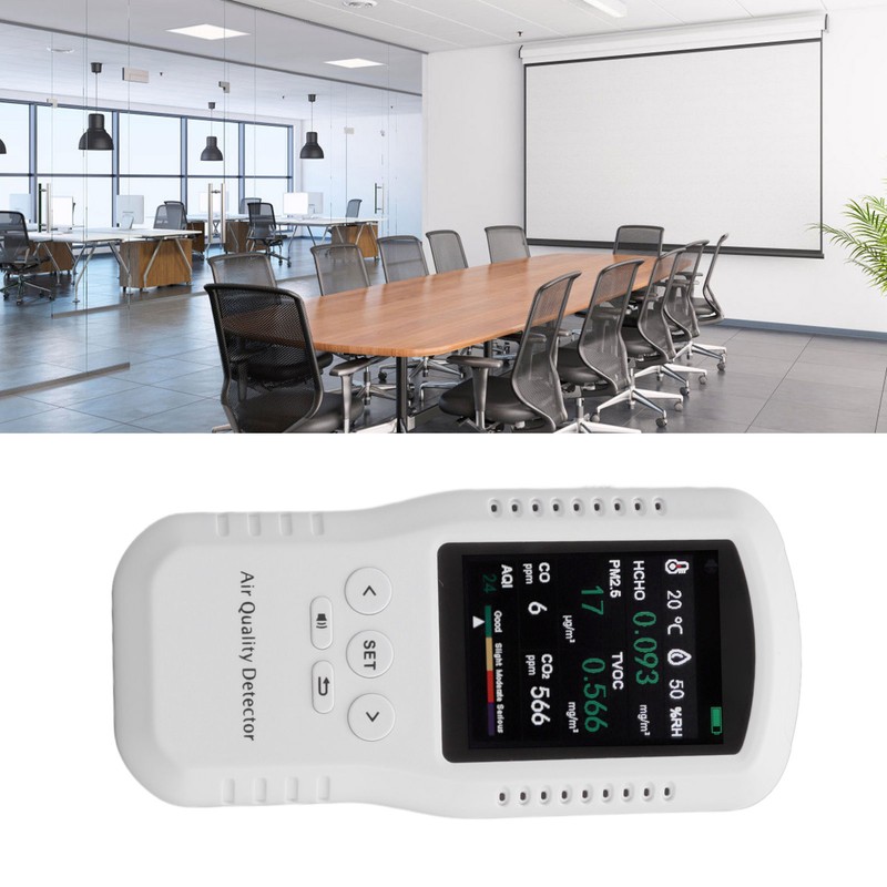 USB Air Quality Tester High Accuracy with 3.2in LCD PM2.5