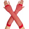OTPEH Lone Fishnet Gloves Fingerless For Women Fish Net Arm