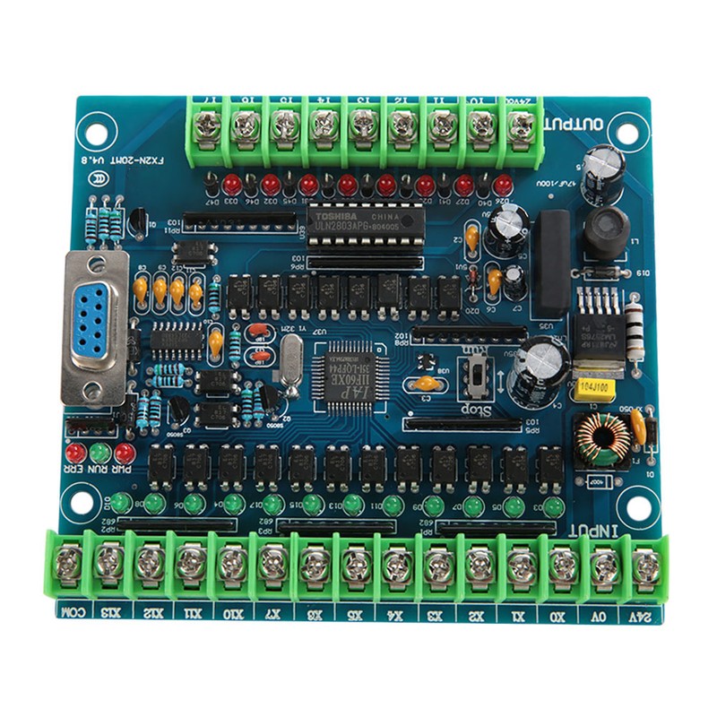 Industrial Programmable Control Board FX2N-20MT 12 Input 8 Output 24V