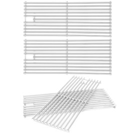 J&HYBBQ Blaze Grill Grates Replacement 4pcs Set, 18" x7-3/8 304 Stainless Steel Cooking Grids for Blaze 3/4/5 Burner Grills (Not Pro Series), Rust-Proof & Easy Clean