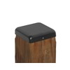 4x4 Metal Flat Post Cap with Rounded Edge (for Posts