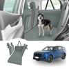 nuoozy Dog Car Seat Cover for Back Seat Compatible with