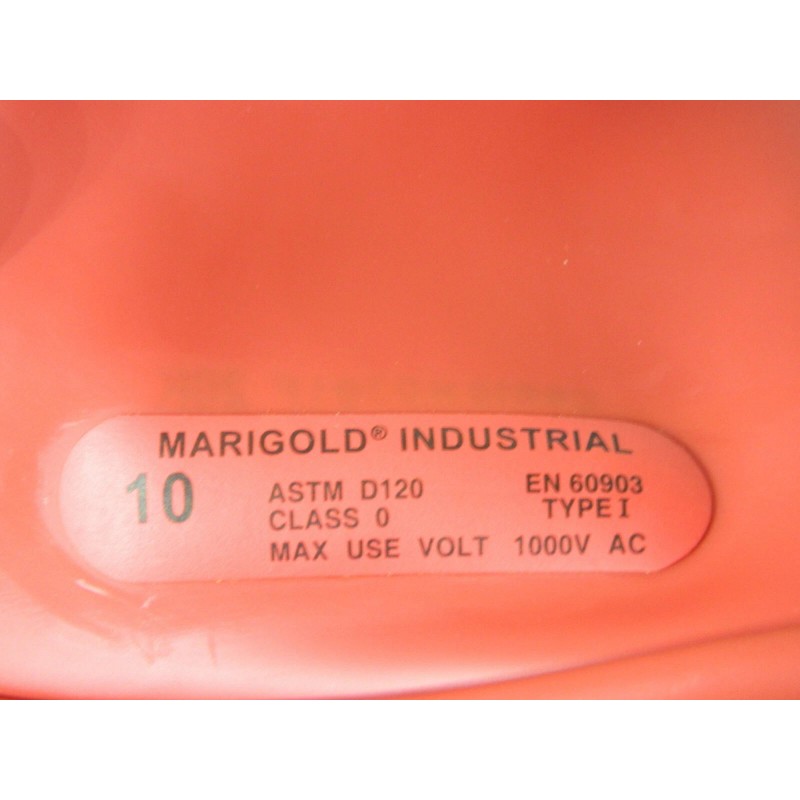 Marigold Ansell Lineman's Rubber Glove Class 0 Size 10 11"