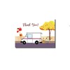 Thank You cards from Mail Carrier 25 pack postcards-Fall