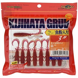 Ecogear 16408 3-Inch #365 Red Gold Worm