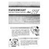 Singer Model 221 Featherweight Sewing Machine Instruction Manual Blue 50's
