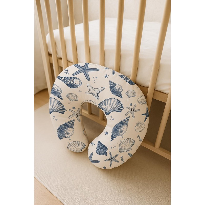 Woodiville Nursing Pillow Covers 2 Pack, Breastfeeding Pillow Slipcovers Soft