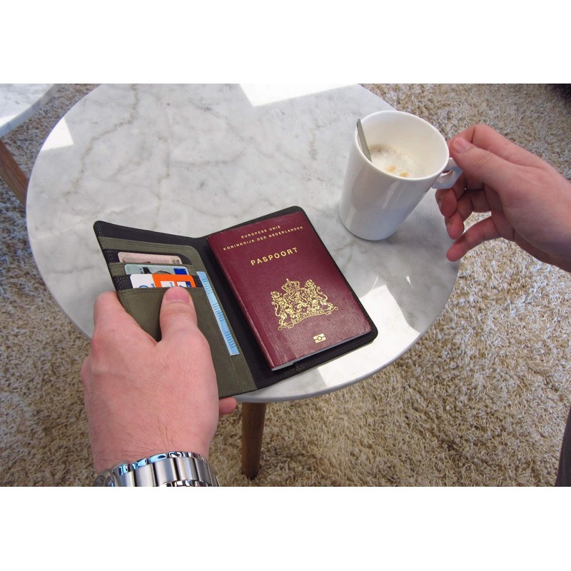 Su.B Designer Leather Passport Holder - Wallet - Passport Holder