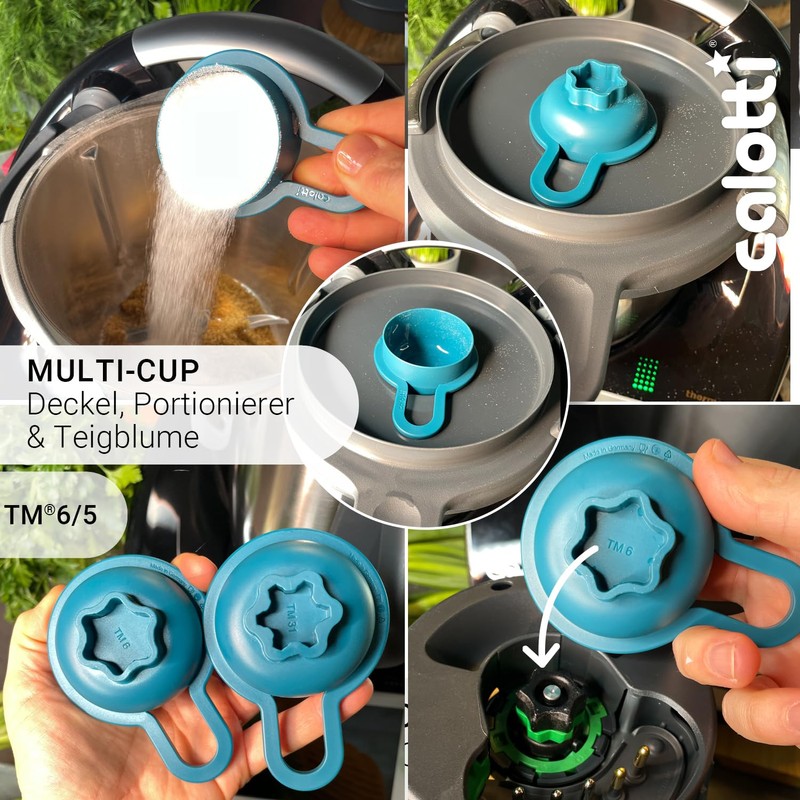 Calotti® Multitools for Thermomix TM6 and TM5 - Funnel, Mixing