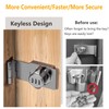 90 Degree Lock, 4.5inch 90 Degree Barn Door Lock Cabinet