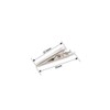 100 Pcs 35mm Metal Alligator Clips Electrical Test Spring Clamps
