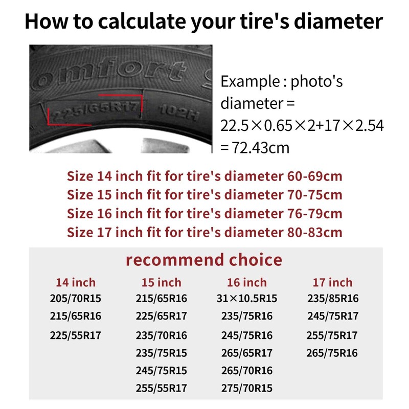 Elk Tire Covers Spare Tire Cover for Truck Jeep Rv